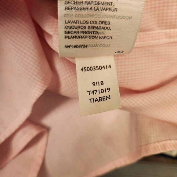NWT Boys Tommy Hilfiger Button Down Dress Shirt Pink Size‎ 5 New With Tags - Picture 7 of 10